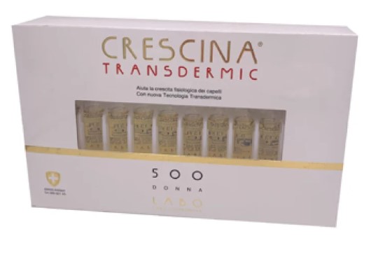 Crescina Transdermic Ricrescita Capelli 500- Donna 20 fiale